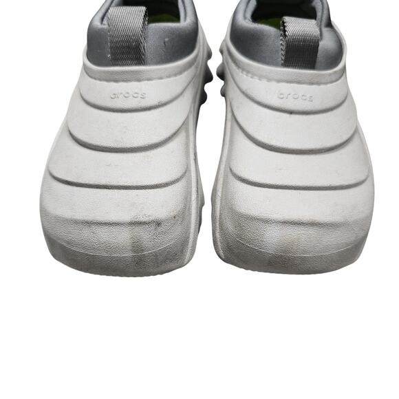 Crocs Echo Storm Shoes Womens 7 Mens 5 Gray Slip On Sneaker Clog Chunky Outdoors - Picture 3 of 7
